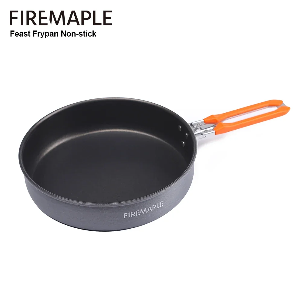 Poêle de camping antiadhésive Fire Maple Feast - Ustensiles de cuisine légers et antiadhésifs pour la randonnée (L, 262 g)