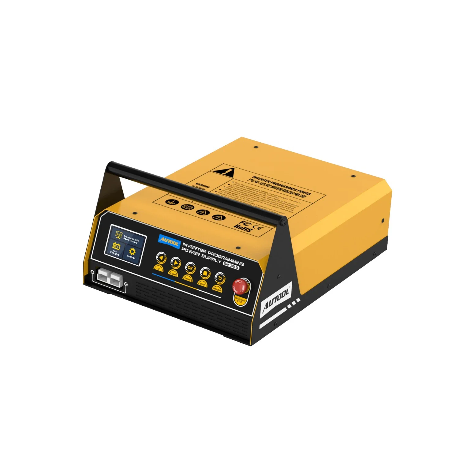 Convertisseur de voiture Autool EM355 1200 W, 110 V/220 V avec écran en pouces et sortie programmable