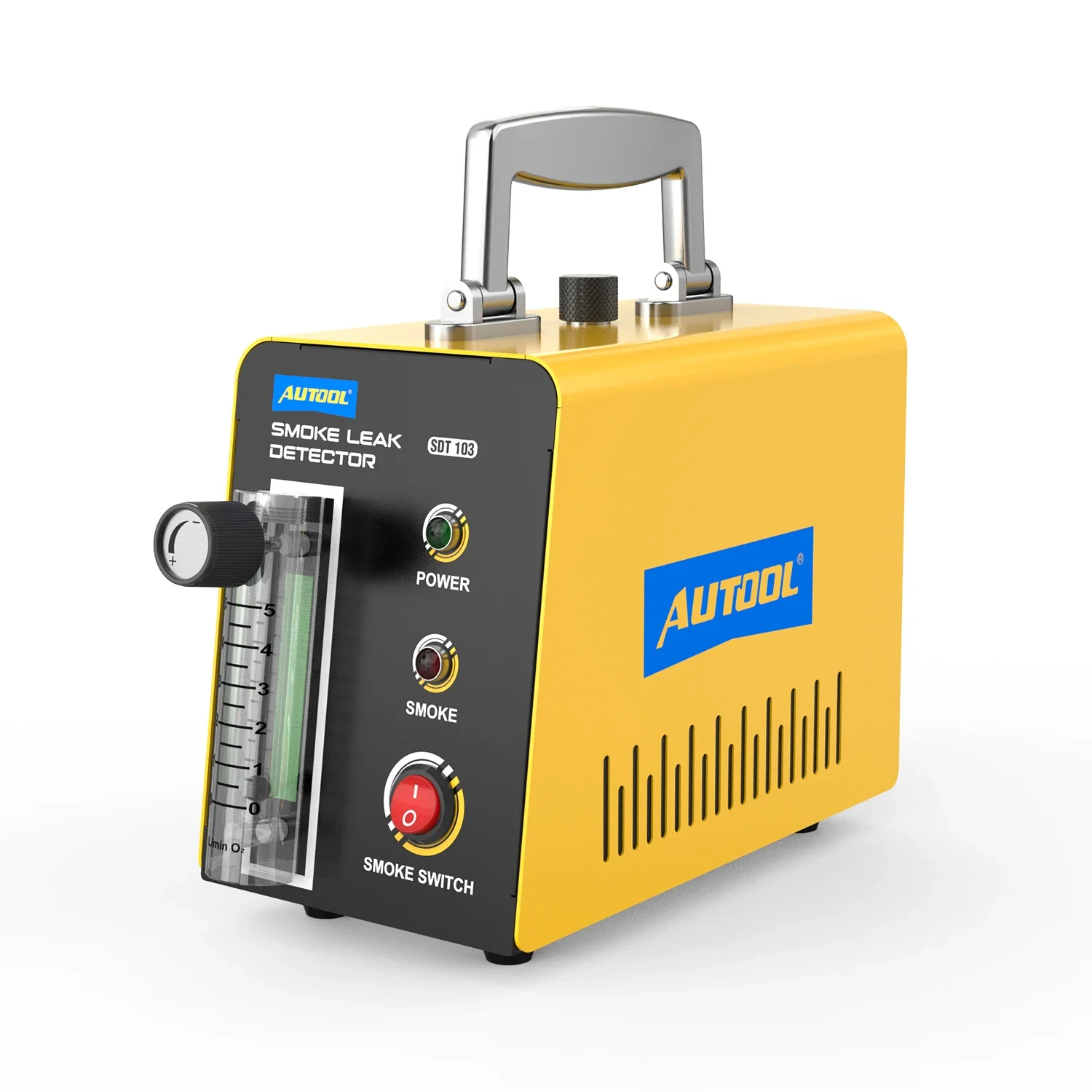 Détecteur de fuites de fumée pour voiture AUTOOL SDT103 - Analyseur de fuites de tuyauterie automobile et outil de diagnostic des fuites de vide (prise UE)